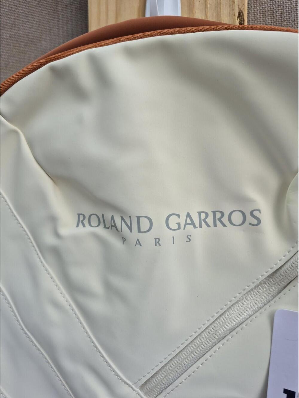 Wilson Roland Garros Super Tour Tennis Backpack 2 Racket Bag Blue / White / Navy - Picture 2 of 12